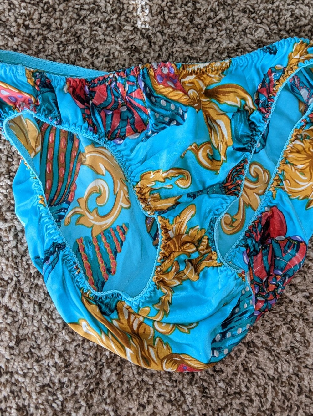 Vintage Victoria's Secret Silk Nightgown/Panties Set L - Picture 7 of 16